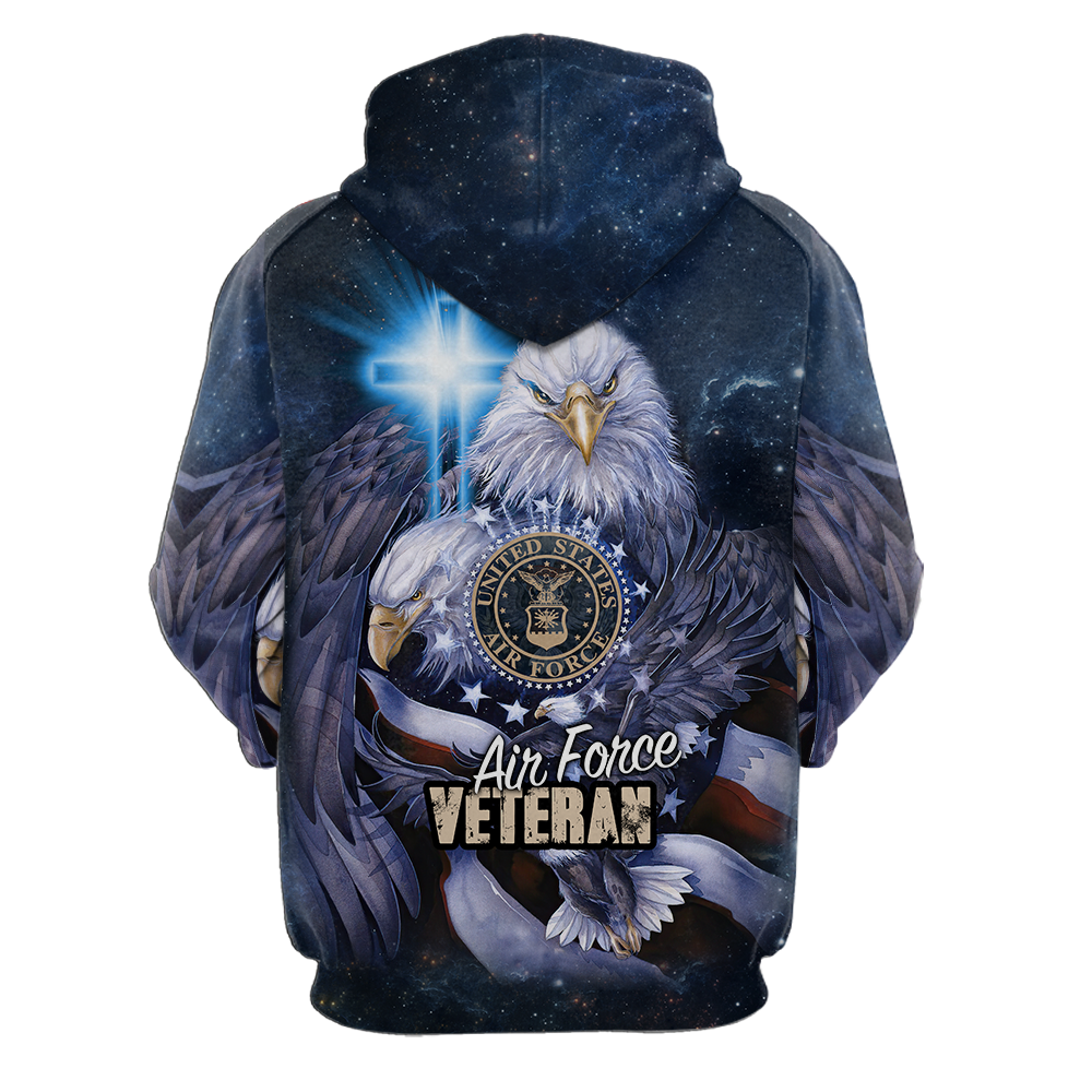 Air Force Veteran 3D All Over Printed Shirts For Men and Women