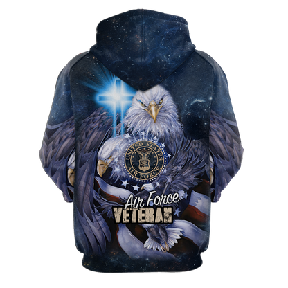 Air Force Veteran 3D All Over Printed Shirts For Men and Women
