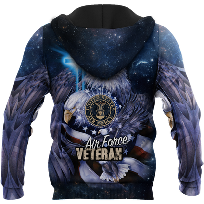Air Force Veteran 3D All Over Printed Shirts For Men and Women