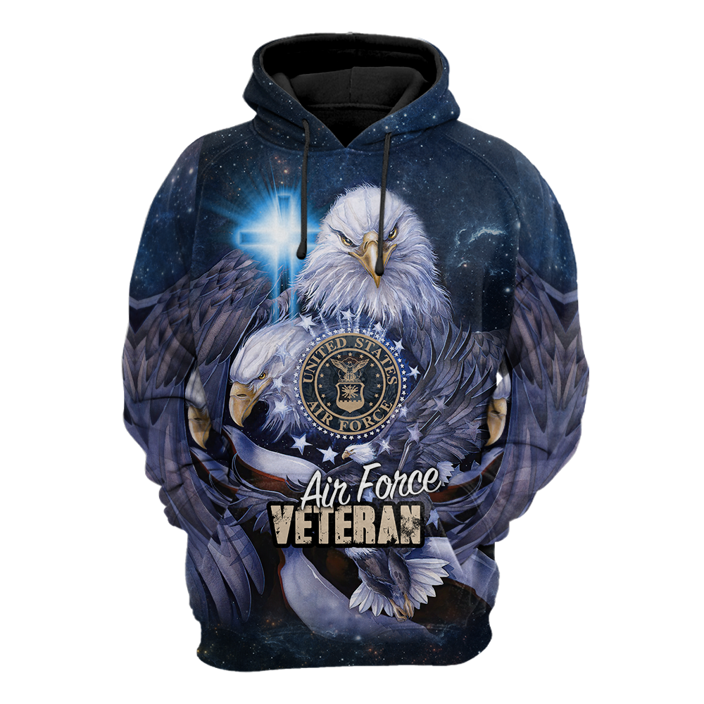 Air Force Veteran 3D All Over Printed Shirts For Men and Women