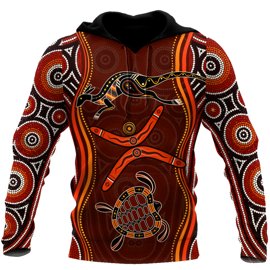 Aboriginal Naidoc Week Heal the Kangaroo and Turtle 3D print shirts