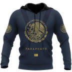 Mexico Pasaporte 3D All Over Printed Unisex Hoodie