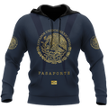 Mexico Pasaporte 3D All Over Printed Unisex Hoodie