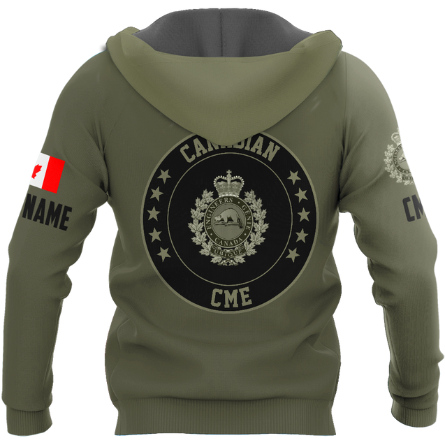 Personalized Name XT Canadian CME Pullover 3D All Over Printed Shirts DA12032103