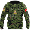 Personalized Name XT Canadian Army Pullover 3D All Over Printed Shirts PD12032104