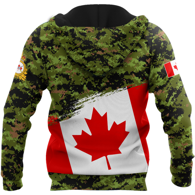 Personalized Name XT Canadian Army Pullover 3D All Over Printed Shirts TNA12032105