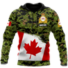 Personalized Name XT Canadian Army Pullover 3D All Over Printed Shirts TNA12032105