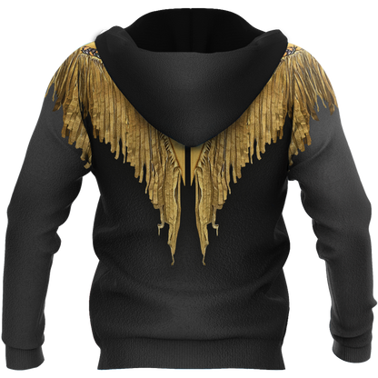Native Cowboy Jacket No12 Cosplay 3D Over Printed Unisex Deluxe Hoodie ML