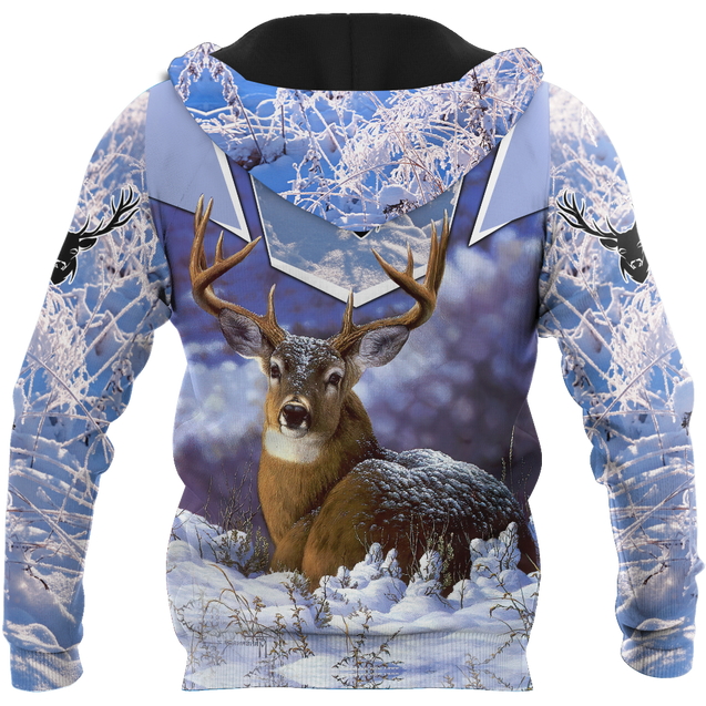 Persionalized Name - Love Deer 3D All Over Printed Unisex Shirts