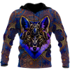 The Alpha Wolf 3D All Over Printed Unisex Deluxe Hoodie ML