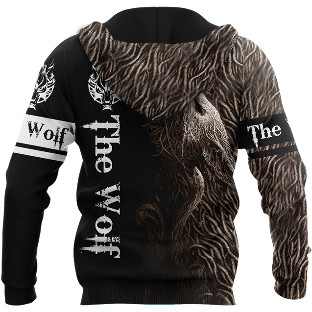 Premium Unisex Hoodie Fenrir Viking Wolf ML