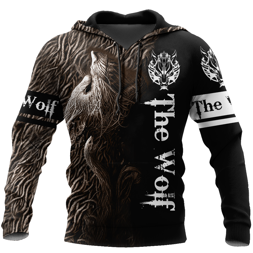 Premium Unisex Hoodie Fenrir Viking Wolf ML