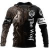 Premium Unisex Hoodie Fenrir Viking Wolf ML