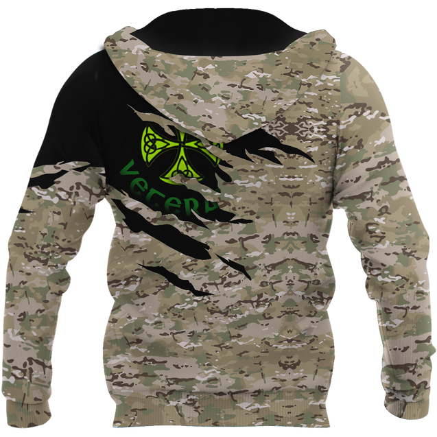 Irish Veterans 3D Hoodie Shirt For Men And Women