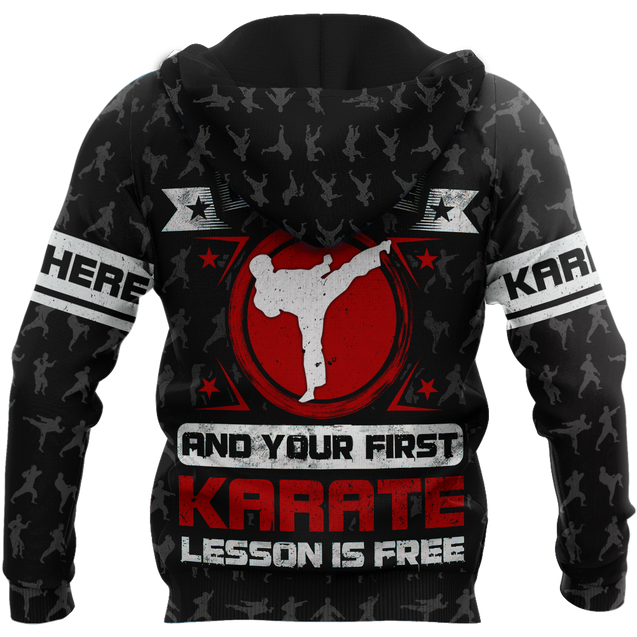 Customize Name Don't Touch Me Karate Hoodie For Men And Women TNA13032101