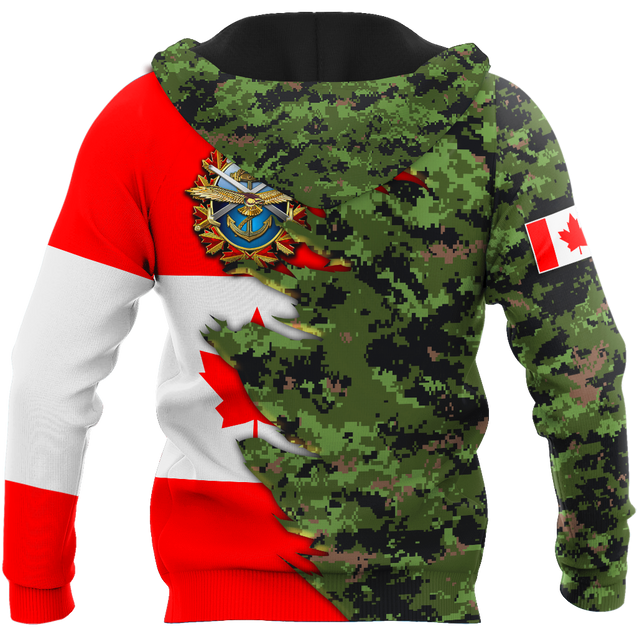 Canadian Armed Forces Veteran 3D All Over Printed Shirts MH13032103