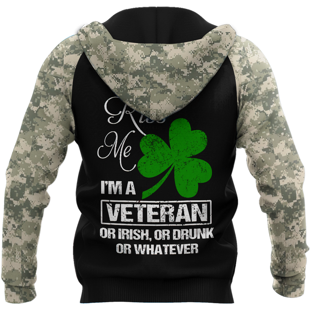 Irish Veterans - Persionalized Name 3D Hoodie Shirt For Men And Women