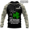 Irish Veterans - Persionalized Name 3D Hoodie Shirt For Men And Women