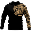 Amazing Polynesian Traditional Tattoo Personalized Unisex Deluxe Hoodie ML