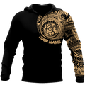 Amazing Polynesian Traditional Tattoo Personalized Unisex Deluxe Hoodie ML