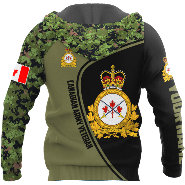 Personalized Name XT Canadian Army Veteran 3D All Over Printed Shirts DA13032107