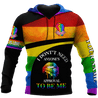 Customize Name LGBT Pride Hoodie For Men And Women DA13052104