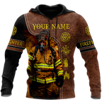 Customize Name Firefighter Hoodie For Men And Women TNA13052107