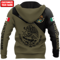 Personalized Name Mexican 3D All Over Printed Hoodie