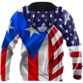 Customize Name Puerto Rico 3D All Over Printed Unisex Shirts