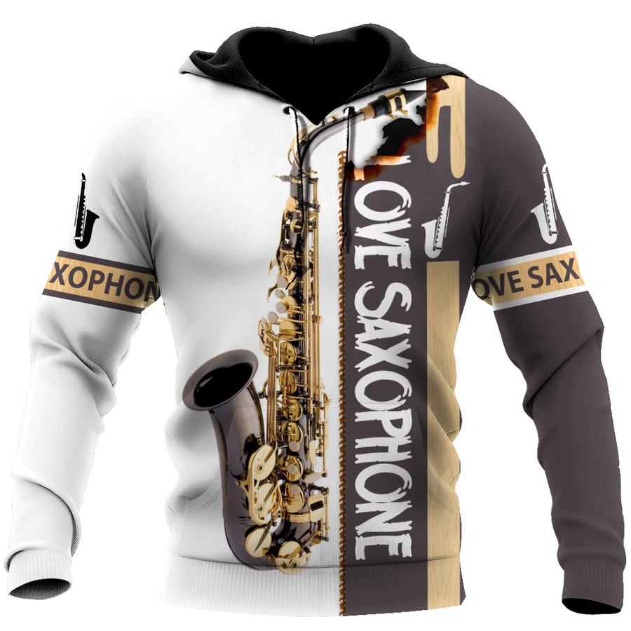 Saxophone Musical Instrument 3D All Over Printed Shirts For Men And Women