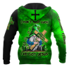 Irish Jesus 3D All Over Printed Unisex Shirts For Men And Women