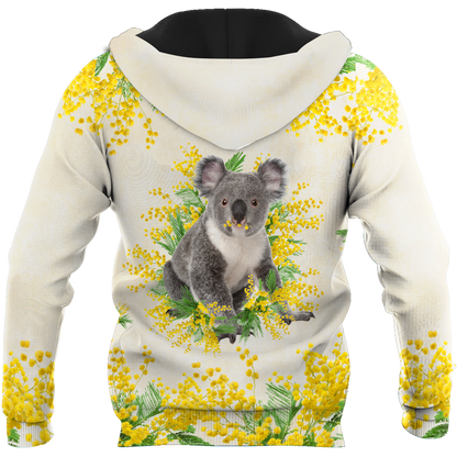 Custom name Australia Koala Golden Wattle Shirts