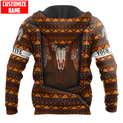 Customized Name Native American 3D All Over Printed Unisex Shirts