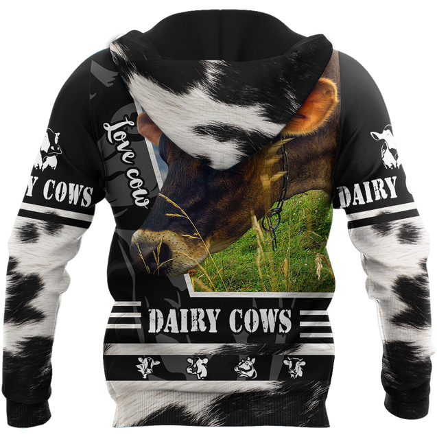 Dairy Cows 3D All Over Printed Unisex Shirts DD1412202