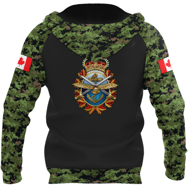 Personalized Name XT Canadian Armed Forces Pullover 3D All Over Printed Shirts PD15032102