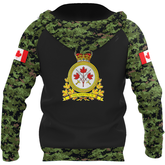 Personalized Name XT Canadian Army Pullover 3D All Over Printed Shirts PD15032103