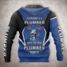 Premium Plumber Custom Name 3D All Over Printed Unisex Shirts