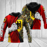 Germany Army Flag Premium Unisex Hoodie 3D All Over Printed Camo