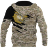 Irish Army 3D Hoodie Shirt For Men And Women