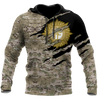 Irish Army 3D Hoodie Shirt For Men And Women