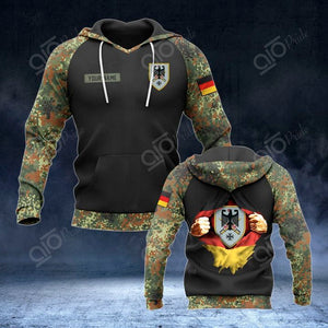 Germany Army Premium Personalized Unisex Hoodie 3D All Over Printed Camo