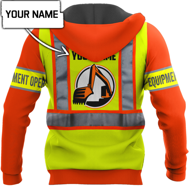 Customize Name Heavy Equipment Operator 3D All Over Printed Unisex Shirts