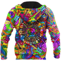 Amazing Guitar Hippie Color Hawaii Shirt ML