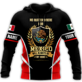 Personalized Name Aztec Mexico 3D All Over Printed Hoodie