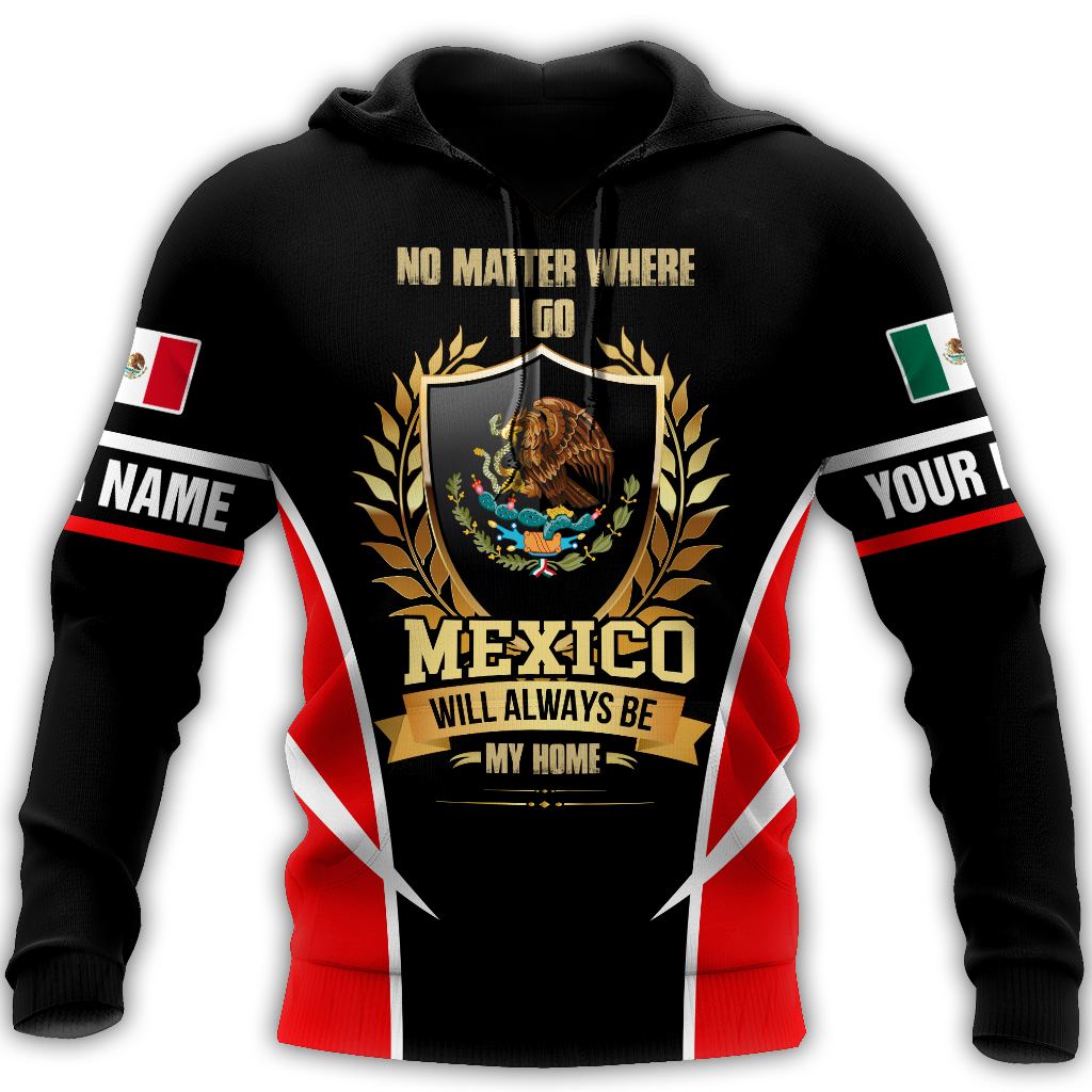 Personalized Name Aztec Mexico 3D All Over Printed Hoodie