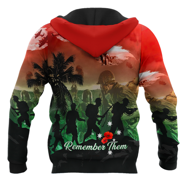 Remembrance Anzac Day Premium Unisex Shirts ML