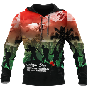 Remembrance Anzac Day Premium Unisex Shirts ML