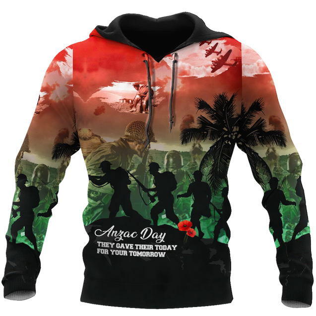 Remembrance Anzac Day Premium Unisex Shirts ML