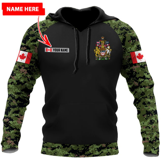 Personalized Name XT Canada Coat of Arms 3D All Clothes PD16032103