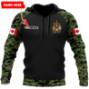 Personalized Name XT Canada Coat of Arms 3D All Clothes PD16032103